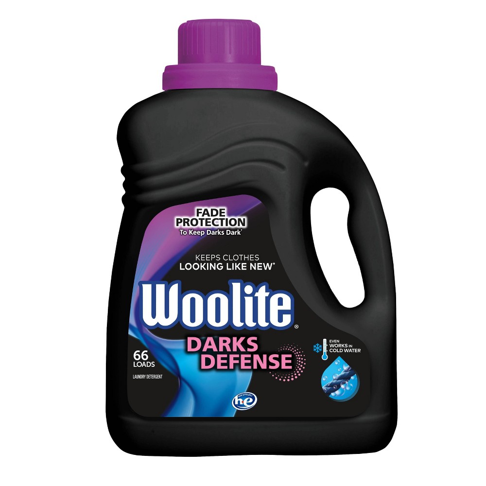 Woolite Darks Defense Liquid Laundry Detergent, 66 Loads, 100 Fl Oz, HE & Regular Washers, Packaging May Vary (B004S6C0I2)