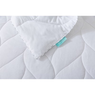 Twin White Cotton Reversible Machine Washable Blanket