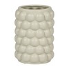 Sagebrook Home 7" Ceramic Bubble Vase - Contemporary Cucumber Green For Decorative Table Accent - Stylish Home or Office Decor - Floral Arrangement - 2 of 4