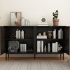 60'' Sideboard Buffet Cabinet, Accent Coffee Bar Cabinet, Entryway Console Table, Kitchen Pantry Storage Cabinet for Living Room - 2 of 4