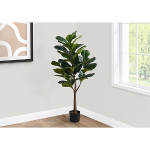 NicBex Artificial Tree Artificial Plant 47" Tall Artificial Fiddle Tree with Pot, Room Decor for Home Office Foyer Porch - 1 of 4