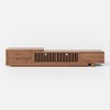 Luck Live 78.54in expandable TV stand with 2 drawers, 2 cabinet doors, one open storage, maximum 120 inches/Walnut color&Modern - 2 of 4