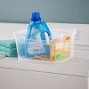 Racxily Large Open Bin, Clear Plastic, Easy Access Bin with Scoop Front - 4 of 4