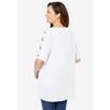 Woman Within Plus Size Cut-Out Sleeve Tunic - 3 of 4