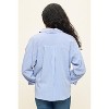 WEST K Women's Liora Stripe Button-Up Twist Front Shirt - 4 of 4