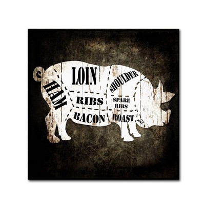 24" x 24" Butcher Shop I by LightBoxJournal - Trademark Fine Art