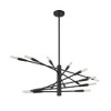 Z-Lite Ascension 16 - Light Chandelier in  Matte Black - 3 of 4