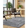 Unique Loom Eco Verse Indoor Outdoor Washable Gretchen Lines Washable Flatweave Hand Made Area Rug - 4 of 4