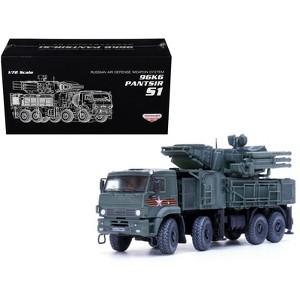 Pantsir S1 96K6 Self-Propelled Air Defense Weapon System Russian Army "Armor Premium" Series 1/72 Diecast Model by Panzerkampf - 1 of 3