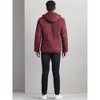 Lars Amadeus Men's Winter Zipper Padded Detachable Hooded Warm Puffer Jackets - image 3 of 4