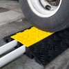 Guardian 2 Channel Heavy Duty Cable Protector Ramp, Modular Floor Cover for Cars and Trucks, Black – Portable Loading Ramps Accessory - 4 of 4