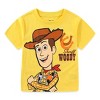 Disney Toy Story Woody, Buzz and Rex Boys Short Sleeve T-Shirt 4 Pack for Toddler and Little Kids Multi-Color - Sizes: 3T - 7 - 4 of 4
