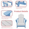 Hyleory Kids' Outdoor Adirondack Chair - Durable HDPE Kids' Patio Chair - 3 of 4