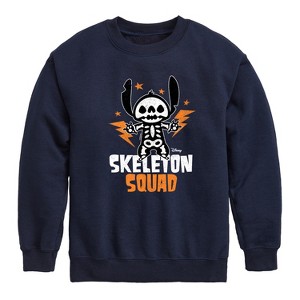 Boys' - Disney - Skeleton Squad Graphic Long Sleeve Fleece Sweatshirt - 1 of 4