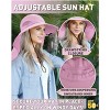 Tirrinia Women’s Neck Flap Bucket Hat with Wide Brim - Lightweight Breathable UPF 50+ Sun Hats, Perfect for Hiking Safari Fishing Garden Party, Solid - 3 of 4