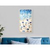 HomeRoots Aerial Beach View White Framed Wall Art - 2 of 4