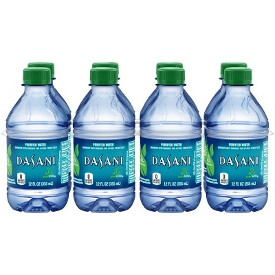 Dasani Purified Water - 8 bottles, 12 fl oz