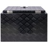 24 Inch Storage Tool Box Aluminum 5 Bar Tread RV Tools Organizer Trailer Pickup Underbody RV ATV Storage Box With Lock 2 Keys For Truck Car - 2 of 4