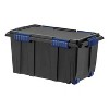 IRIS 20gal Airtight Footlocker Weathertight Storage Bins with Lids Heavy Duty Containers - 2 of 2