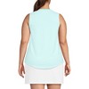 Lands' End Women's Sleeveless Power Performance Scoop Neck Curved Hem Tunic Tank - 2 of 4