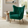 Godefroy Upholstery Accent Chair velvet with Wingback | Karat Home - 2 of 4