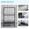 Munora 54" Extra Large Portable Rolling Iron Aviary Flight Bird Cage with Stand - Black Bird Cage with Accessories - 4 of 4