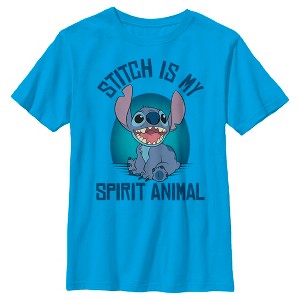 Boy's Lilo & Stitch My Spirit Animal Stitch T-Shirt - 1 of 4