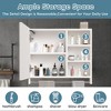 Modern 32x28inches bathroom cabinets, medicine cabinets with mirrors and LED lights - 4 of 4