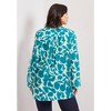 Avenue Women's Plus Size Roll Tab Zip Front Tunic - 3 of 4