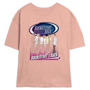 Backstreet Boys Juniors Womens Backstreet's Back Short Sleeve T