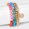 Beaded Charm Stretch Bracelet Set 4pc - Universal Thread™ - 2 of 4