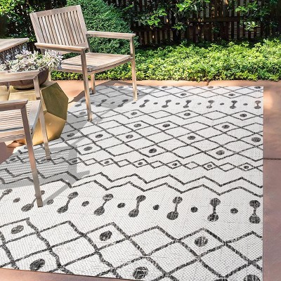 Nokat Modern Bohemian Inspired Indoor/Outdoor Area Rug - JONATHAN Y
