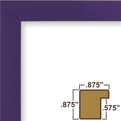 Confetti Purple 11x17 Inch Wood Wall Mount Picture Frame