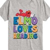 Boys' - Sesame Street - Elmo Loves Reading Short Sleeve Graphic T-Shirt - 2 of 4