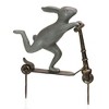 SPI Home Scooter Bunny Garden Sculpture – 15" H Whimsical Cast Aluminum Outdoor Accent in Bronze Finish - 2 of 3