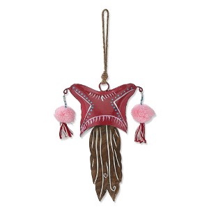 tagltd Gnomie Hannah Bell Decorative Holiday Bell Multicolor Iron 7in H x 4in L x 4in W Perfect for Christmas Decor - 1 of 2