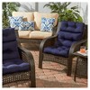 Kensington Garden 2pc 24"x22" Outdoor Seat and Back Chair Cushion Set - 3 of 4