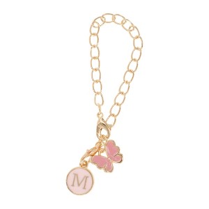 Unique Bargains Butterfly Heart Cup Chain Charm Water Cup Pendant 1 Pc - 1 of 4
