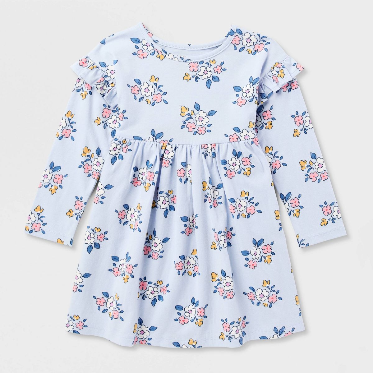 Baby & Toddler Girls' Long Sleeve Dress - Cat & Jack™ - thumbnail 2