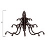 Storied Home Antique Decorative Cast Iron Multi Hook Wall Hanger with 15 Hooks, Distressed Rust Brown - 3 of 4