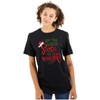The Reason Santa Has A Naughty List Graphic T Shirt Men or Women Brisco Brands - 3 of 4