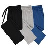 DARESAY Mens Lounge Pants with Pockets - Mens Pajama Pants - Lounge Pants Men, Up to 3XL Pack of 3 - 3 of 4
