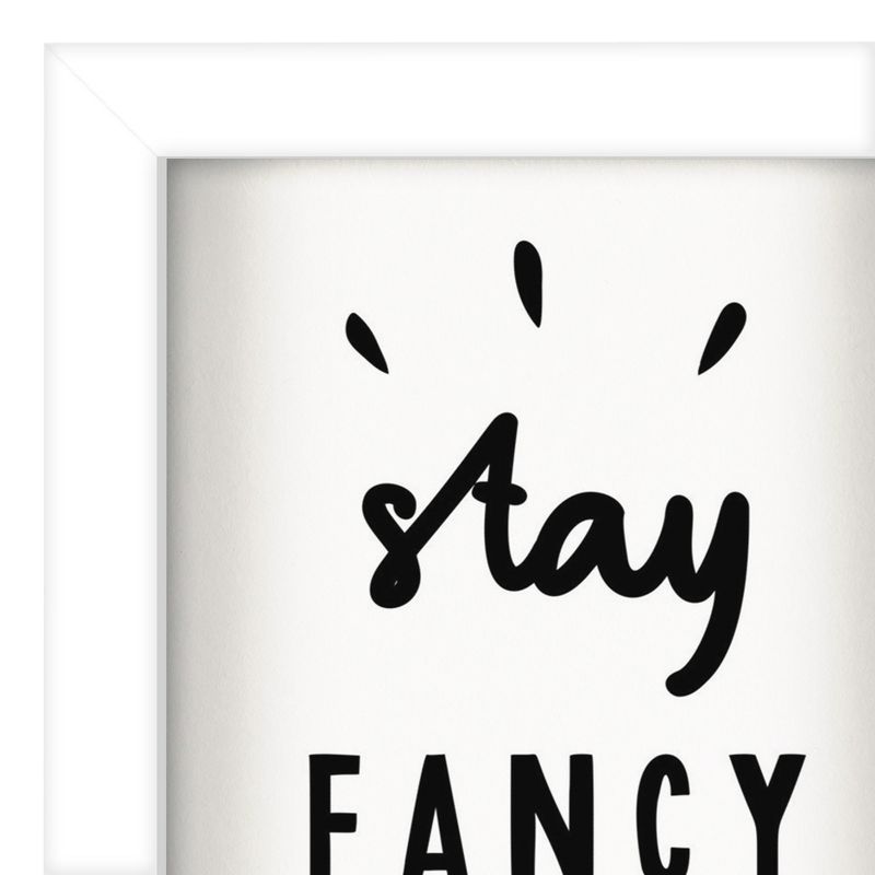 Americanflat Minimalist Motivational Stay Fancy' By Motivated Type Shadow Box Framed Wall Art Home Decor, 4 of 10