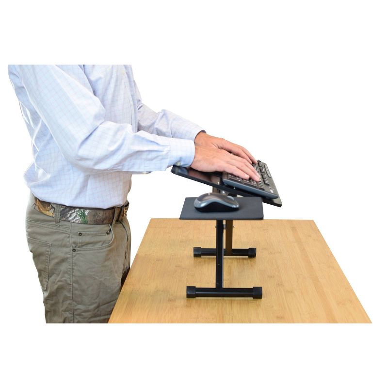 Adjustable Height Computer Keyboard Stand Black - Uncaged Ergonomics, 6 of 9