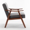 Maliang Upholstered Accent Chair with Solid Wood Frame for Living Room - 3 of 4