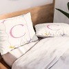 Deny Designs Standard April Lane Art Simple Bow Monogram C Microfiber Printed Pillow Sham - 2 of 3