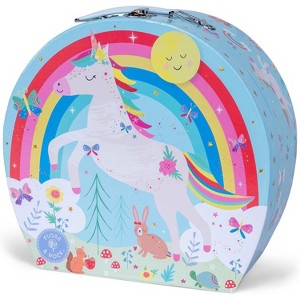 Floss & Rock Rainbow Fairy Musical Tea Set – 11-Piece Tin Playset with Carry Case, Ages 3 and Up - 1 of 4