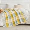 Lomsoe Cozy Printed Blanket Blanket, Flannel Throw Size for Home Decoration, Ultra Soft Throw, Christmas Light. - 3 of 4