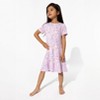 Bellabu Bear Baby Enchanted Unicorn Bamboo Girls' Short Sleeve Dress - 4 of 4