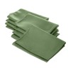 Slickblue Polyester Poplin Napkins 18"x18", Serged Edge, Event or Daily Table Use, 41 Color Options – Set of 4 or 10 - 3 of 4